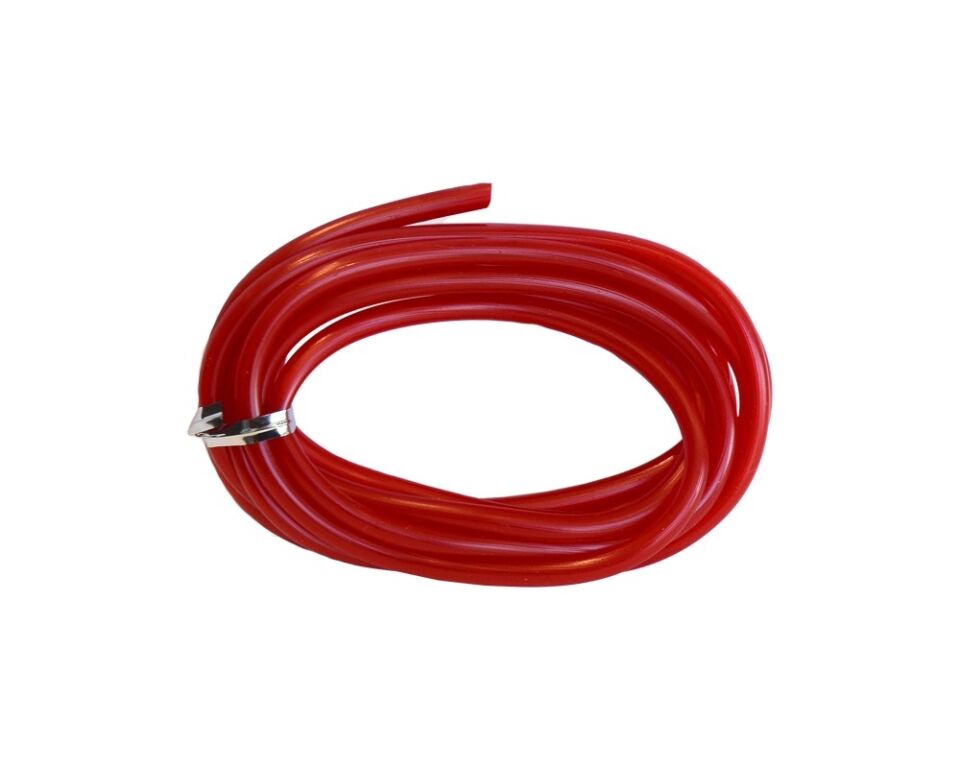 Captain  Silikon Hortum Tube 2mt Kırmızı