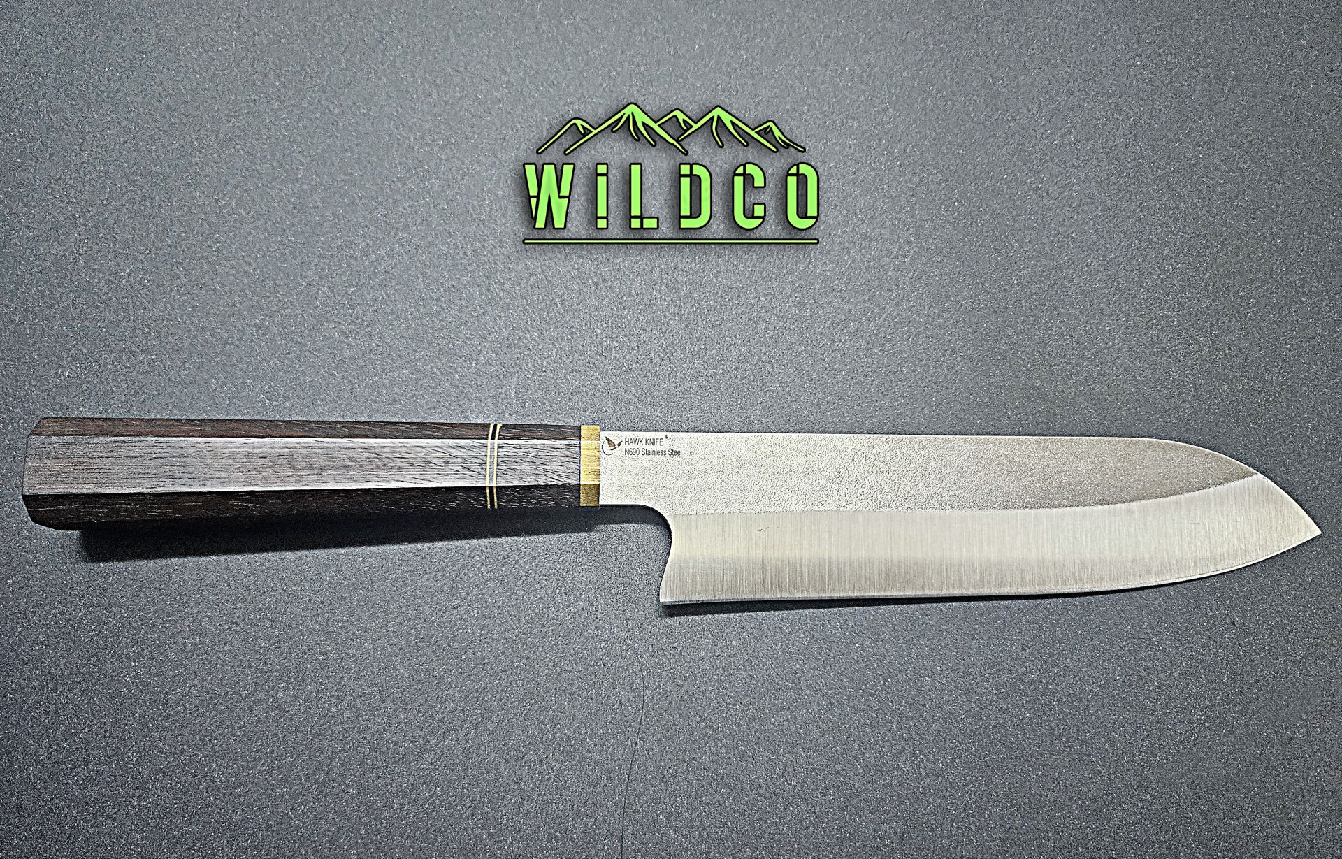 N690 SANTOKU (S) EL YAPIMI ŞEF BIÇAĞI