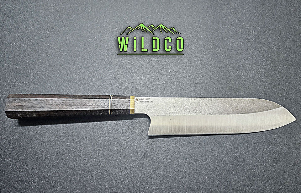 N690 SANTOKU (S) EL YAPIMI ŞEF BIÇAĞI