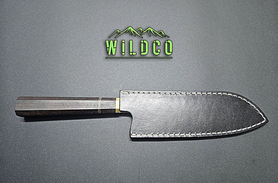 N690 SANTOKU (S) EL YAPIMI ŞEF BIÇAĞI