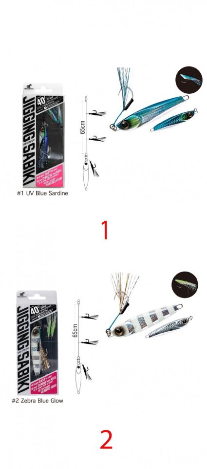 Hayabusa EX 450 Jigging  Sabiki 60gr Light Jig Suni Yem