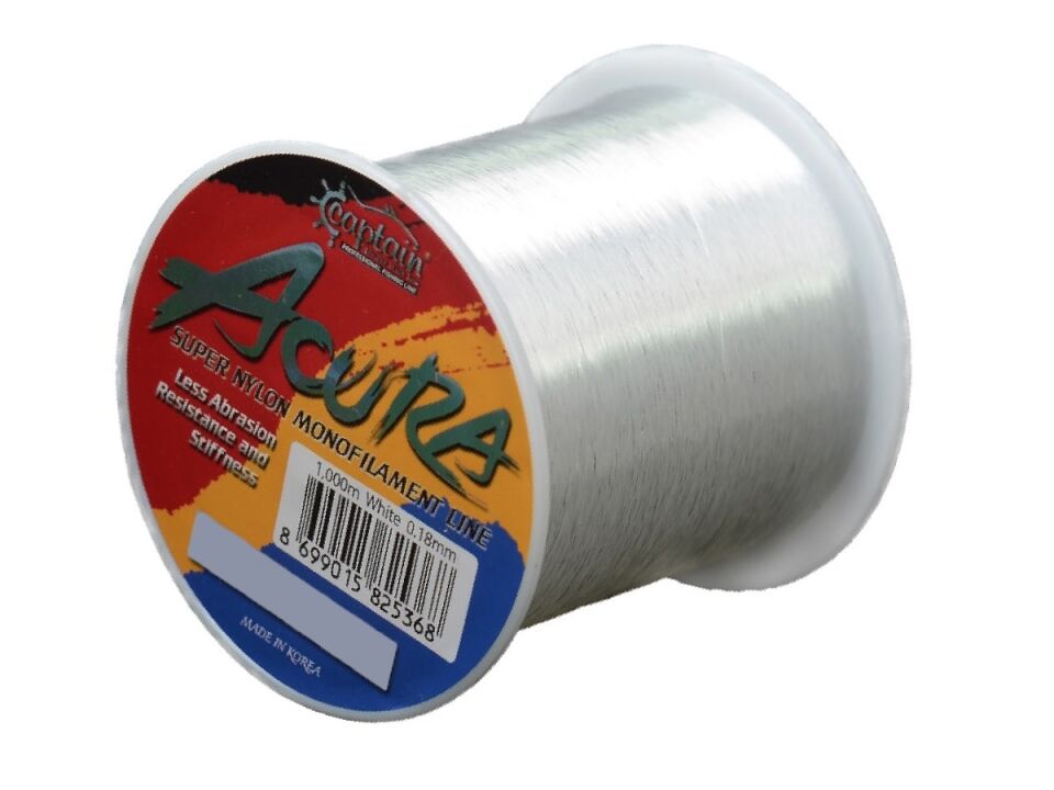 Captain Acura 1.000mt Monofilament Misina Beyaz