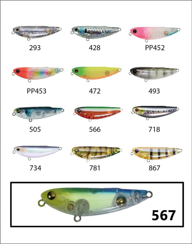Zipbaits Fakie Dog 50mm WDT Su Üstü 5gr LRF Sahtesi