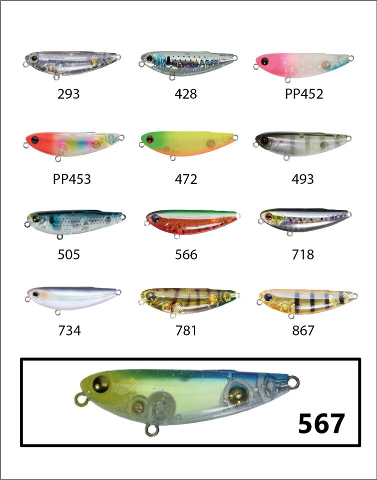 Zipbaits Fakie Dog 50mm WDT Su Üstü 5gr LRF Sahtesi