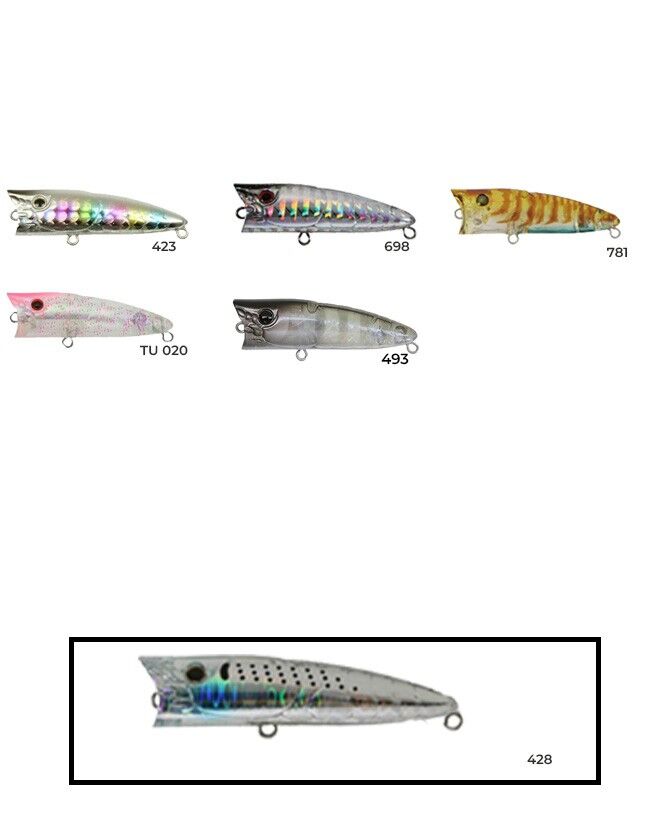 Zipbaits Popper Tiny 48mm Su Üstü Poping 3.7gr LRF Sahtesi