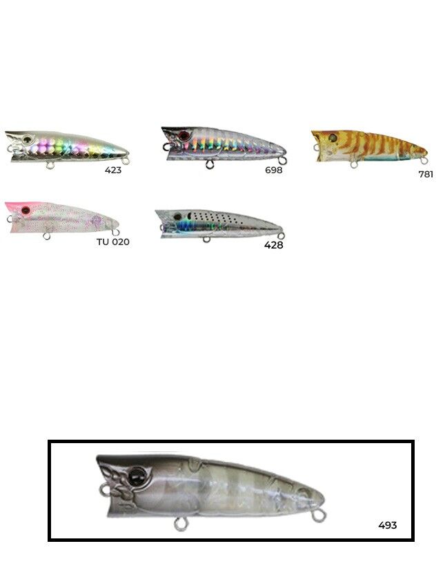 Zipbaits Popper Tiny 48mm Su Üstü Poping 3.7gr LRF Sahtesi