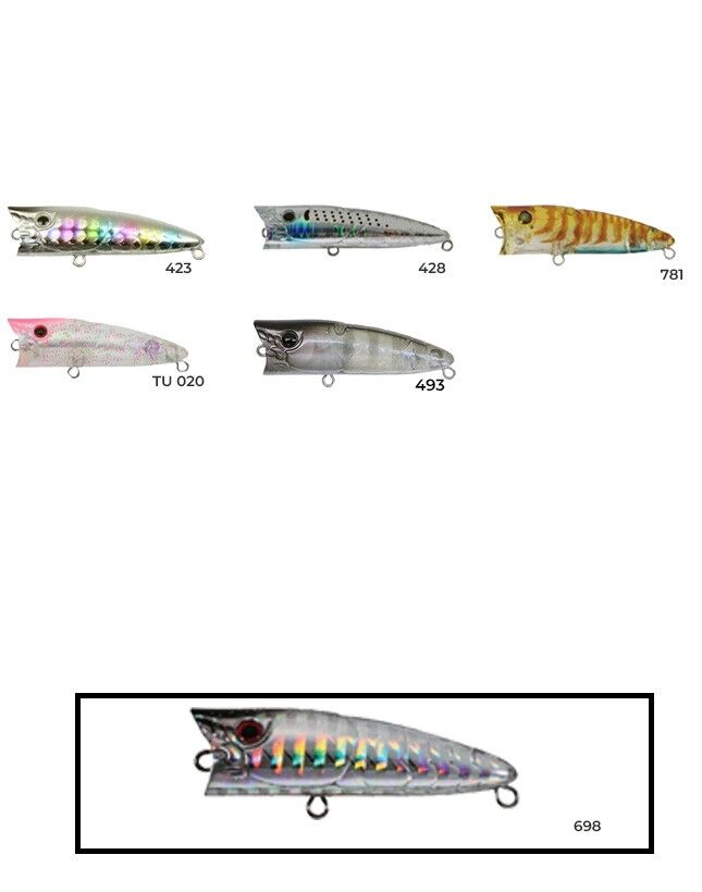 Zipbaits Popper Tiny 48mm Su Üstü Poping 3.7gr LRF Sahtesi