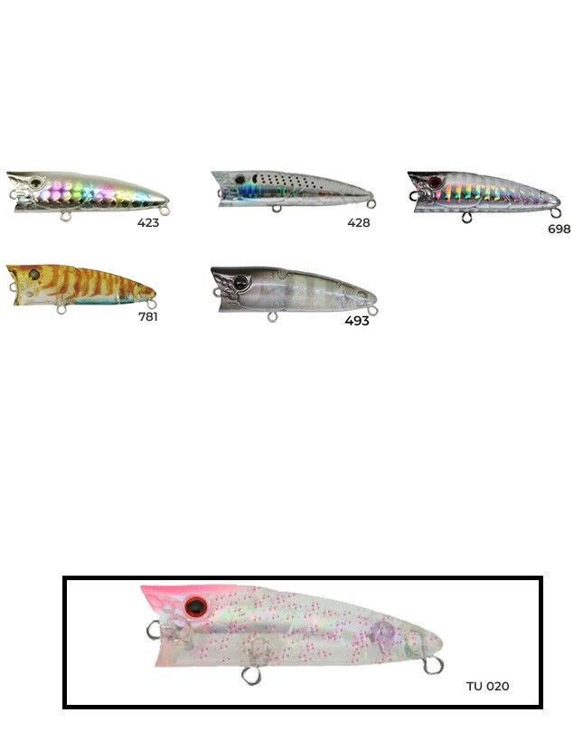 Zipbaits Popper Tiny 48mm Su Üstü Poping 3.7gr LRF Sahtesi