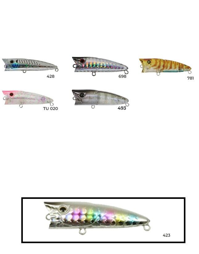 Zipbaits Popper Tiny 48mm Su Üstü Poping 3.7gr LRF Sahtesi