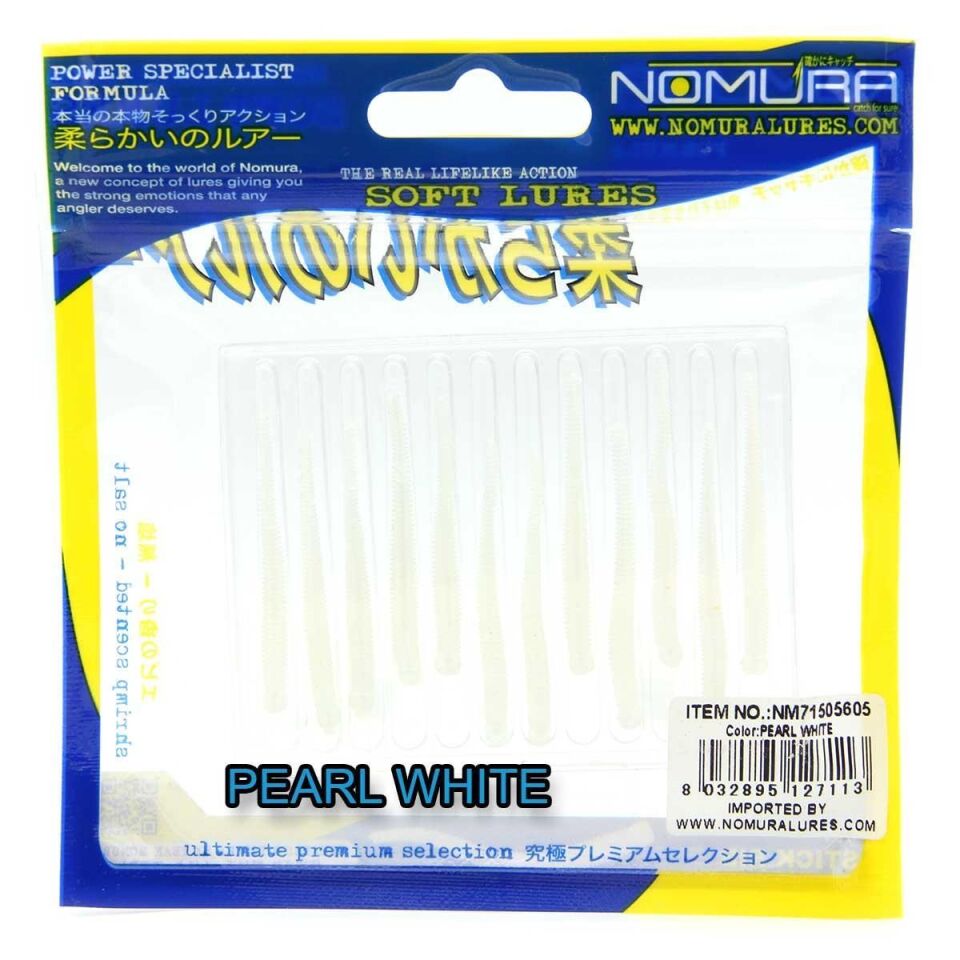 Nomura NM71502205 Stick Rib 5cm Aromalı LRF Silikon Yem 12li Set