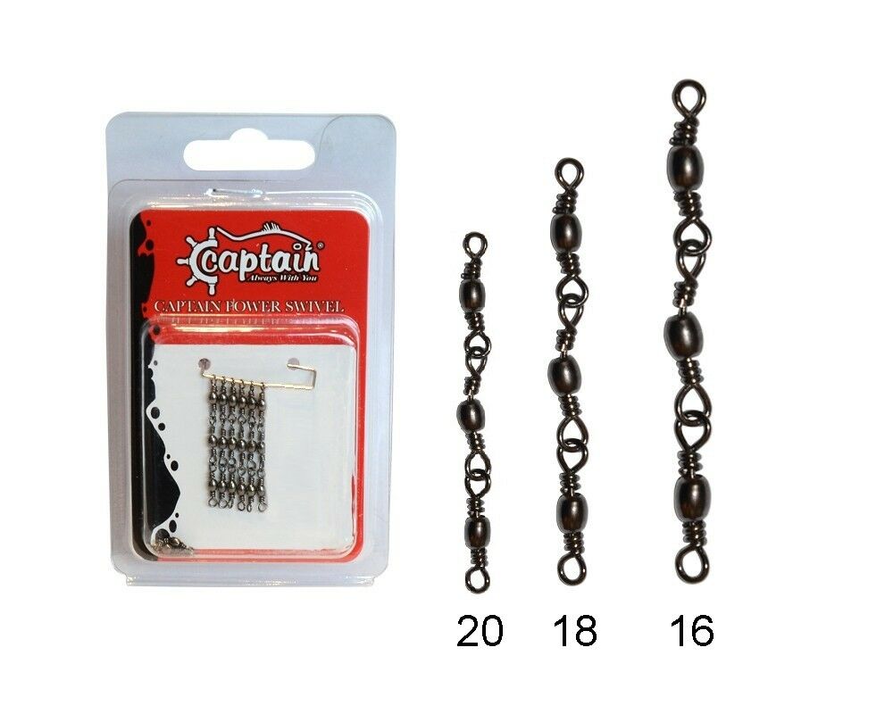 Captain 5105 3 Zincir Fırdöndü 10lu Paket Black Nikel
