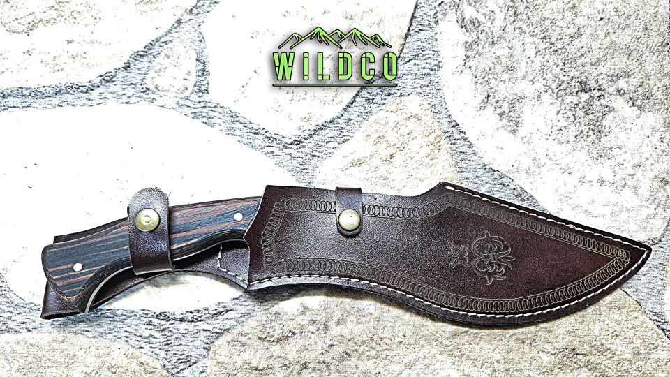 1067 ENDÜSTRİYEL ABANOZ KUKRİ SALLAMA PALA