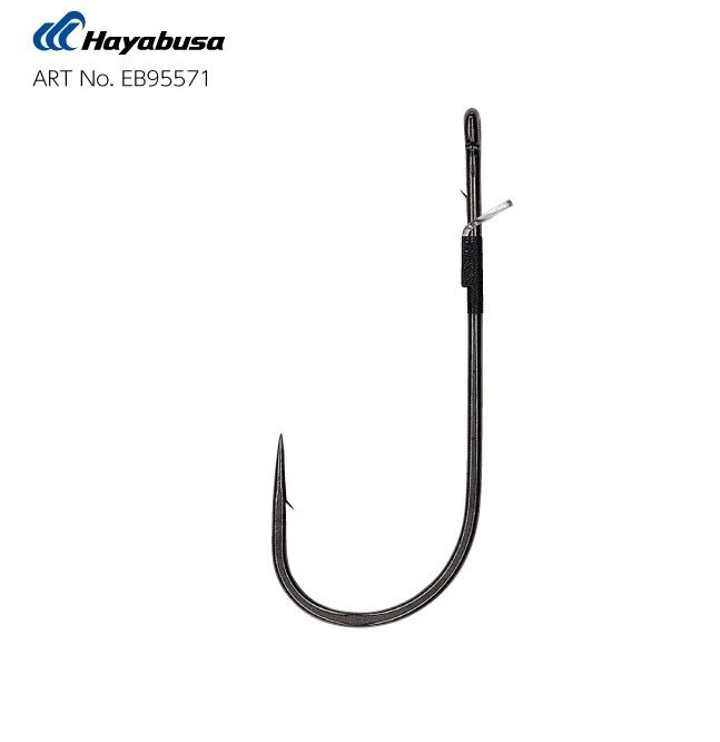 Hayabusa FPP Straight Delikli Lüfer İğnesi Black Nikel