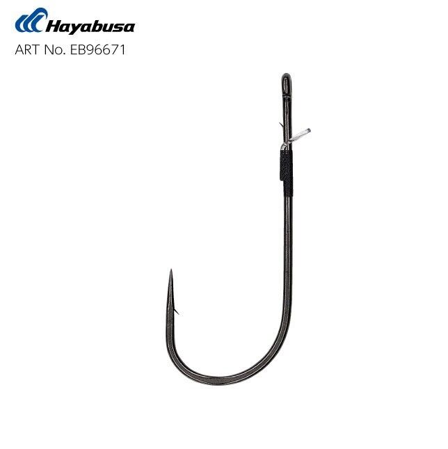 Hayabusa FPP HD Straight Güçlendirilmiş Delikli Lüfer İğnesi Black Nikel