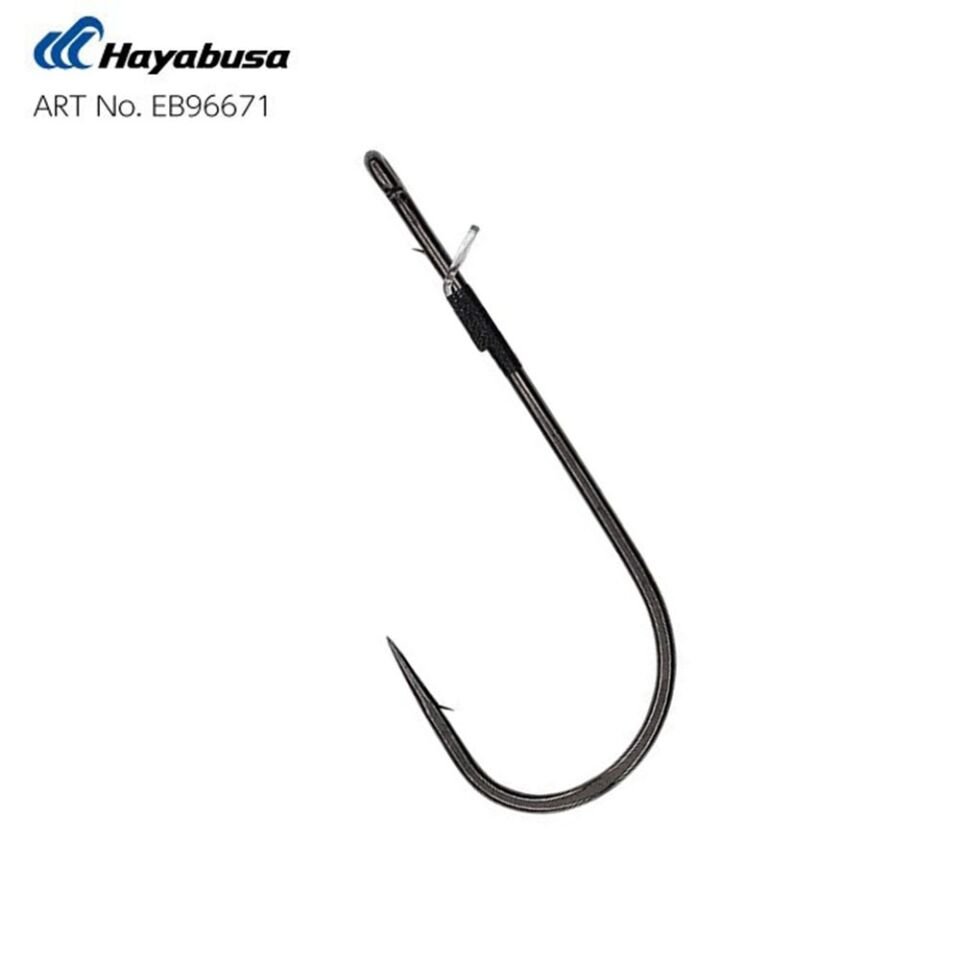 Hayabusa FPP HD Straight Güçlendirilmiş Delikli Lüfer İğnesi Black Nikel