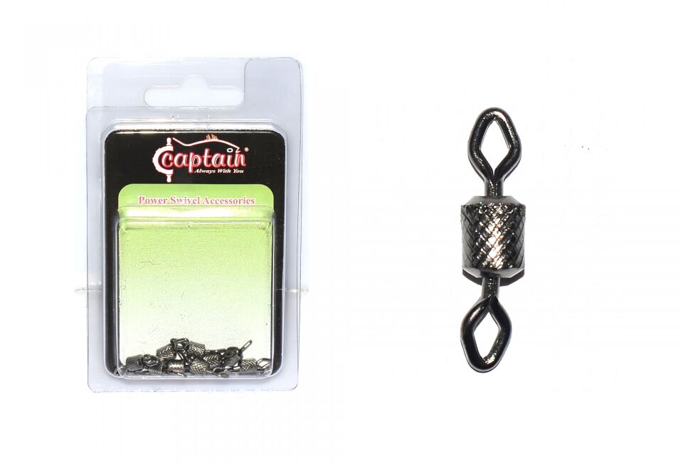 Captain 5005 Elmas Gözlü Fırdöndü 10lu Paket Black Nikel