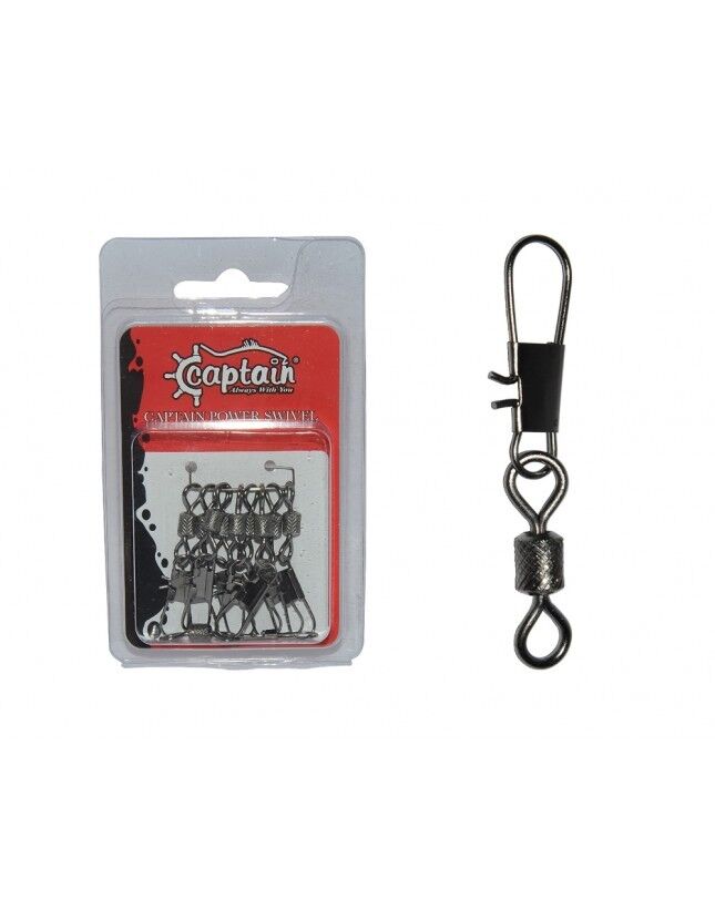 Captain 5023 Kilitli Klips İnox 10lu Paket Black Nikel