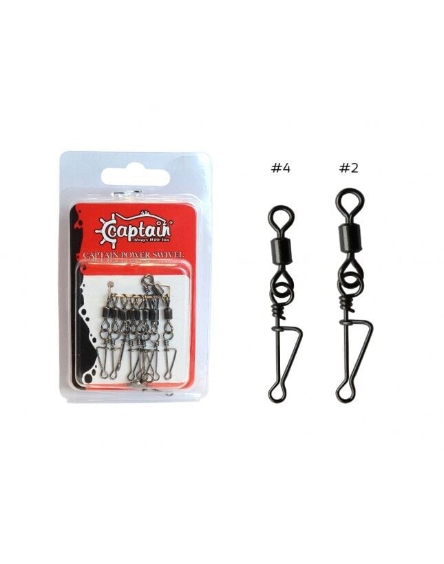 Captain 5035 Kilitli Klips Rolling 10lu Paket Black Nikel