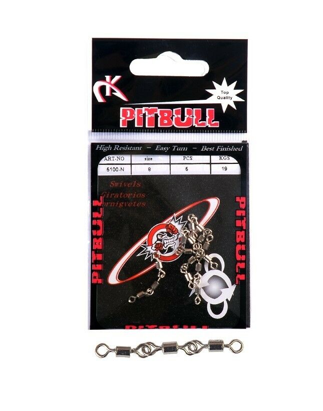 Pitbull 5100 3 Zincir Fırdöndü 5li Paket Nikel