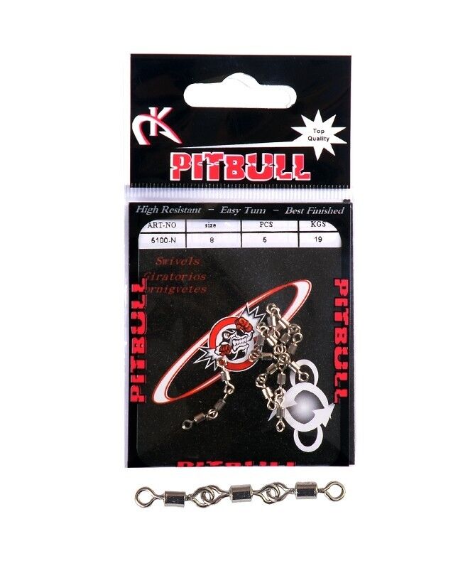 Pitbull 5100 3 Zincir Fırdöndü 5li Paket Nikel