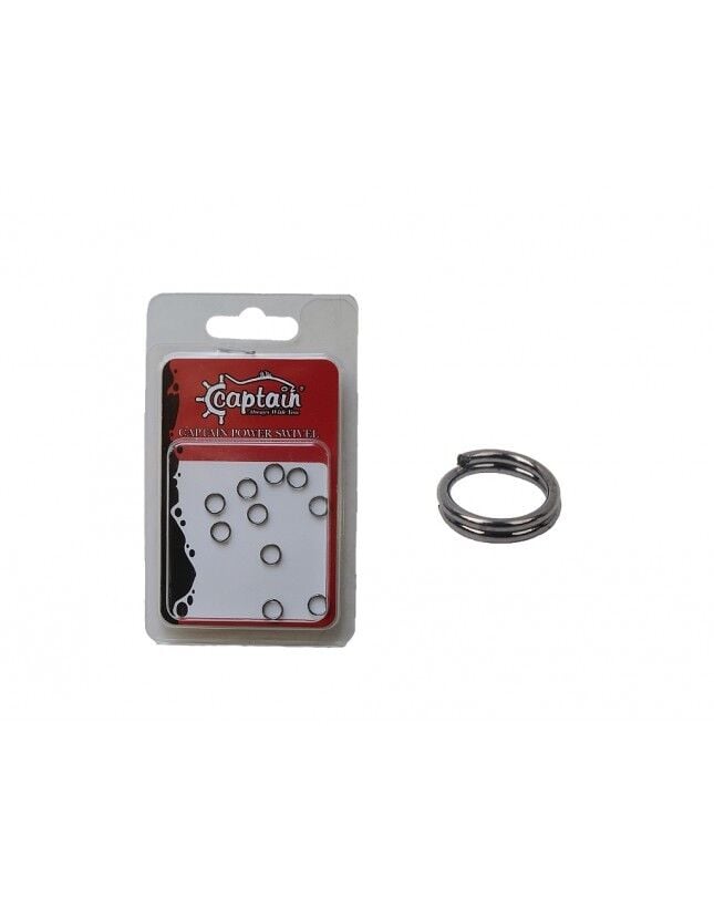 Captain 5140 Kaşık Halkası 10lu Paket Black Nikel