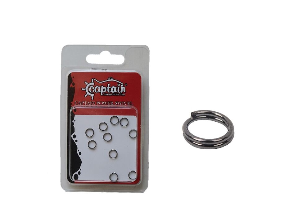 Captain 5140 Kaşık Halkası 10lu Paket Black Nikel