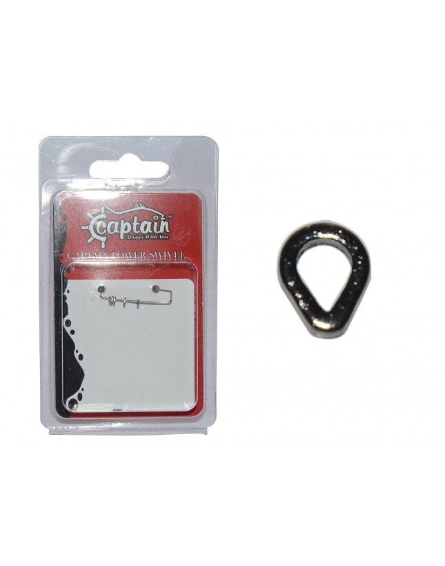 Captain 5144 Assist Halkası D-Halka 10lu Paket İnox Naturel