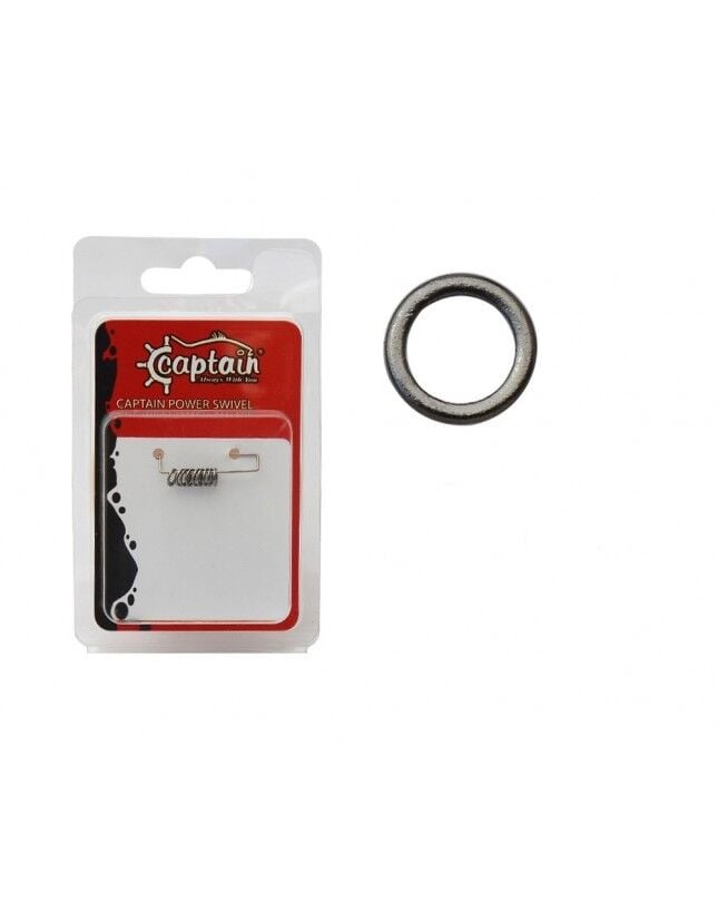 Captain 5146 Assist Halkası İnox 10lu Paket Black Nikel