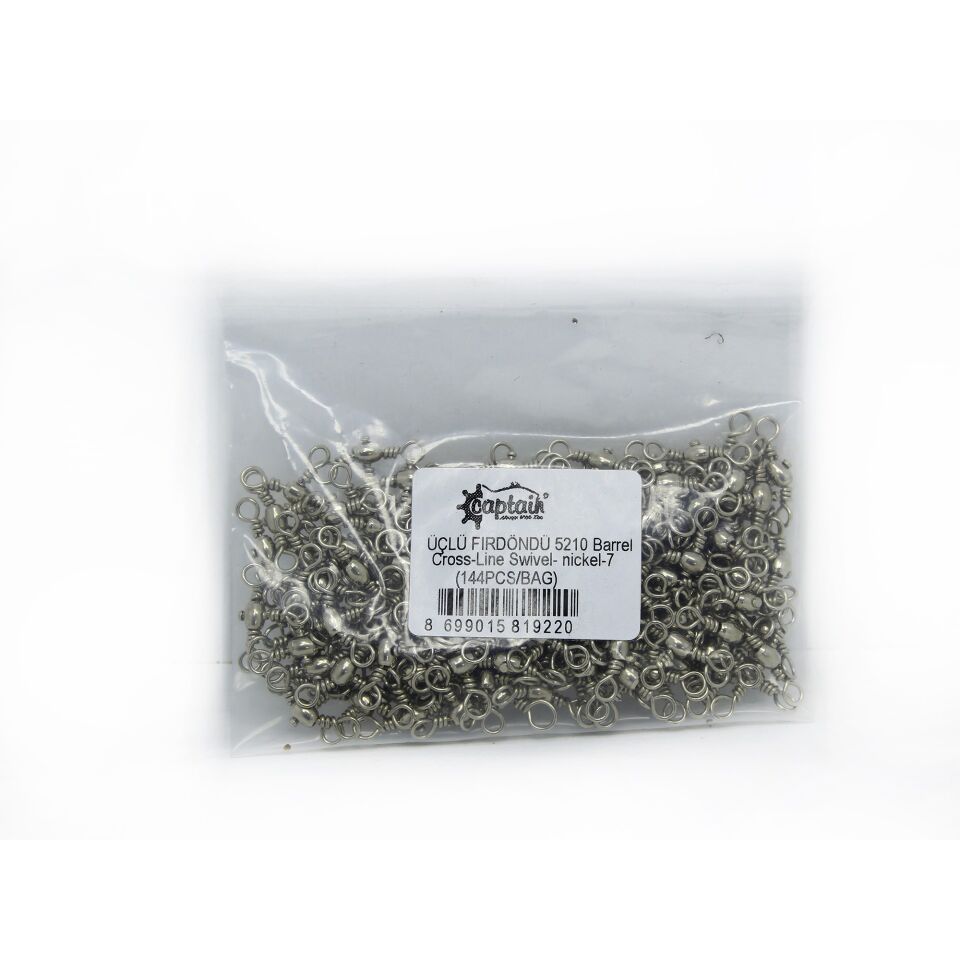 Captain 5210 Üçlü Fırdöndü 144lü Paket Nikel
