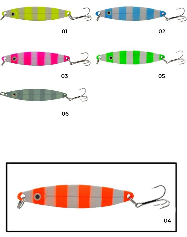 Captain 6150 Lüfer Kaşığı 28gr Zebra Glow 9cm