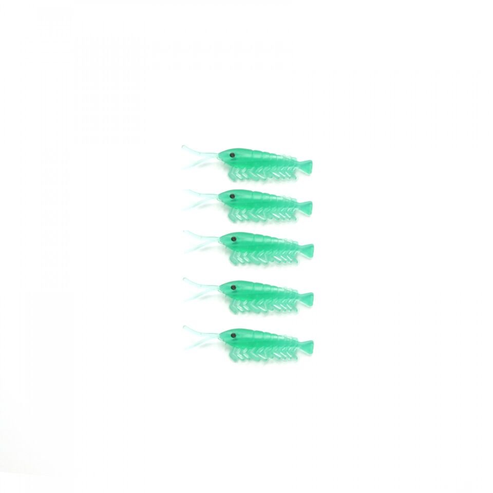 Captain 3050 Silikon Karides 4cm Suni Yem 5li Paket