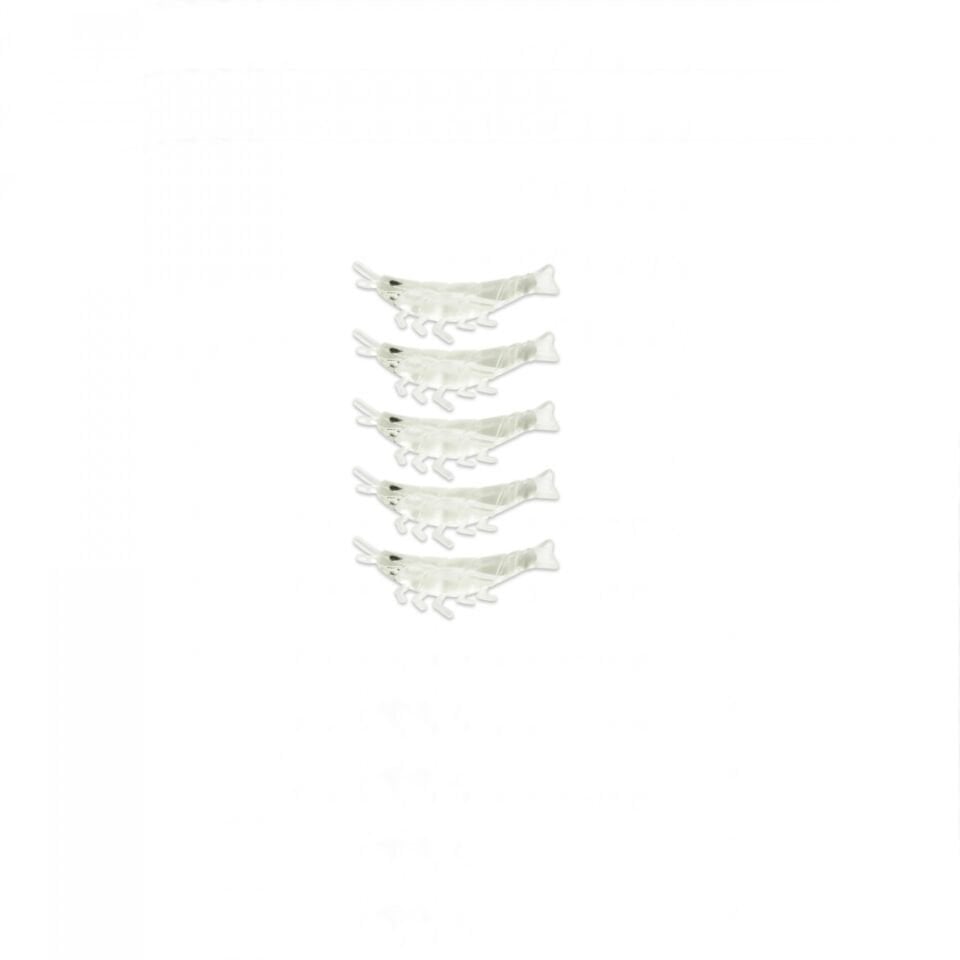 Captain 3051 Silikon Karides 3.5cm Suni Yem 5li Paket