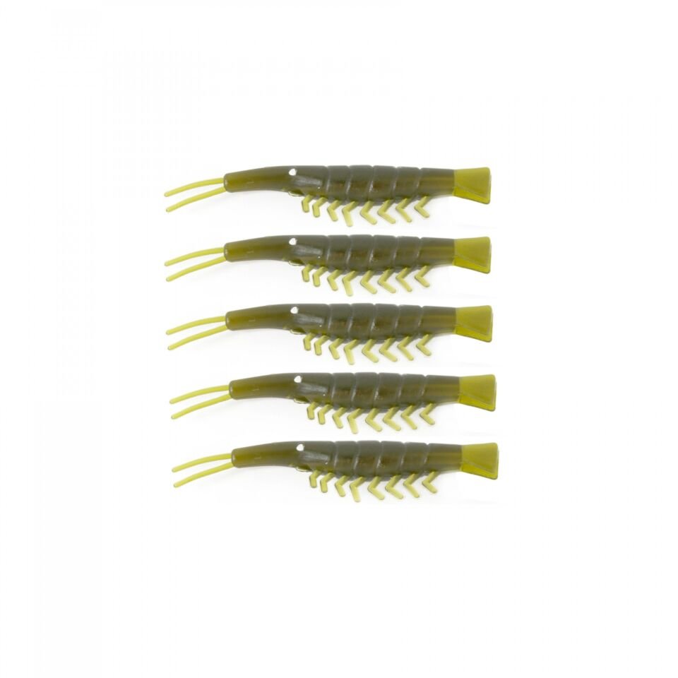 Captain 3052 Silikon Karides 6cm Suni Yem 5li Paket