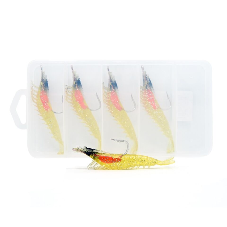 Captain 3066 Silikon Karides 8.5cm Suni Yem 5li Kutu