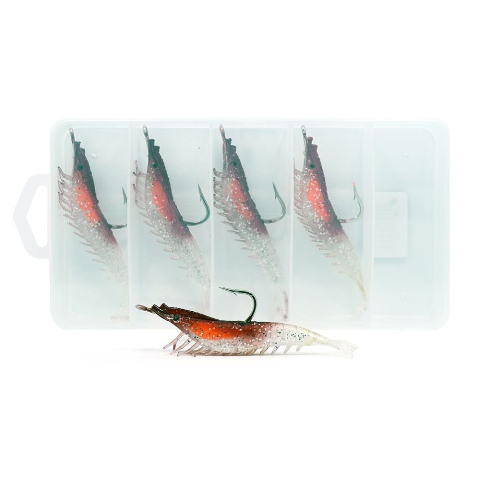 Captain 3066 Silikon Karides 8.5cm Suni Yem 5li Kutu