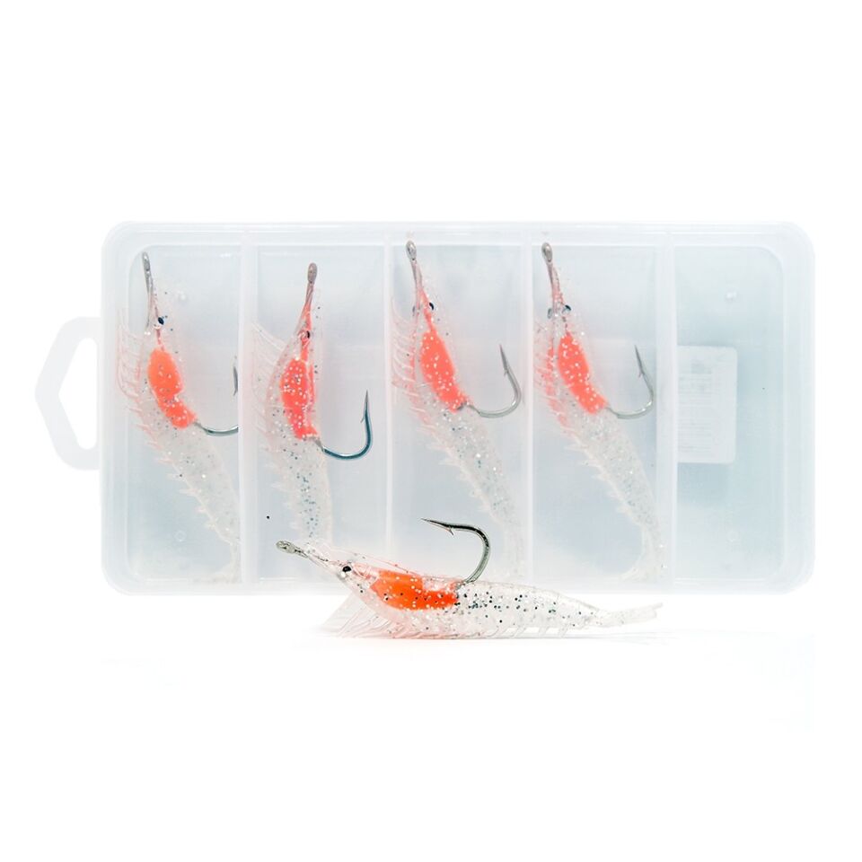 Captain 3066 Silikon Karides 8.5cm Suni Yem 5li Kutu