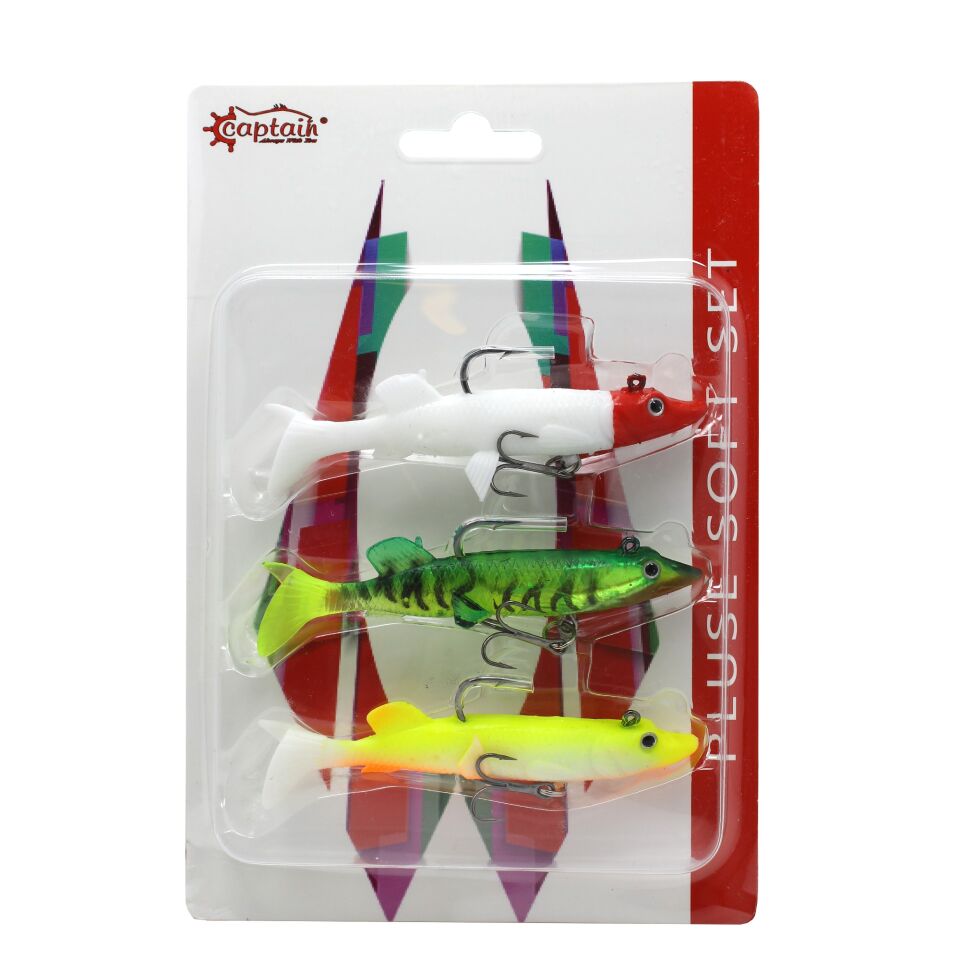 Captain 3068 Pluse Soft Turna Silikonu 3lü Mix Set Suni Yem
