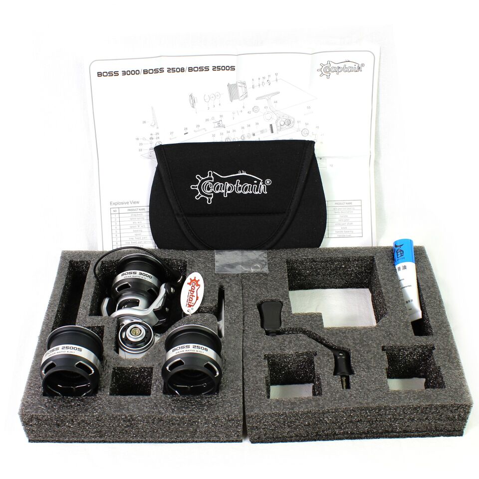 Captain Boss 3000 Spin Makine 9+1 BB
