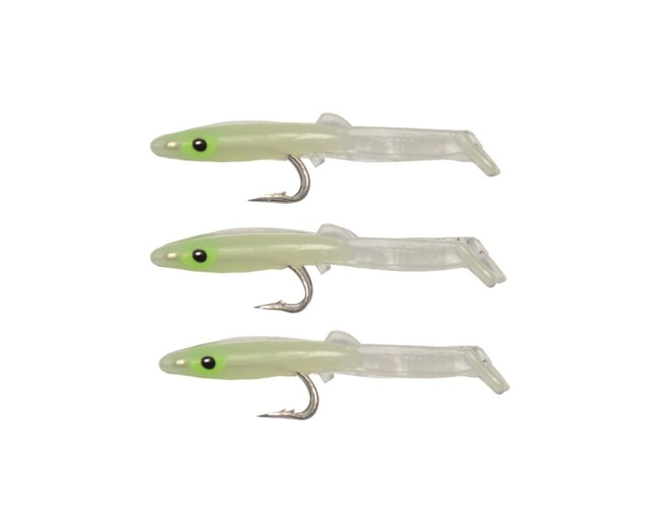Captain 3526 Eel Fish 5cm Silikon Zargana Suni Yem 3lü Paket