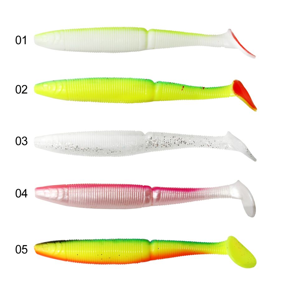 Mutant 3536 Nikko Soft 11.5cm Levrek Silikonu 5li Paket Suni Yem