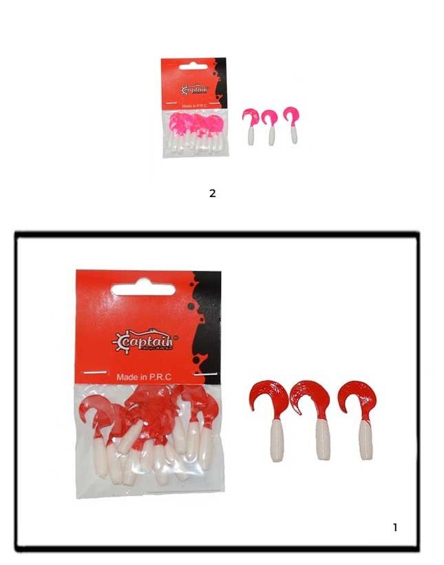 Captain 3565 Amadeus Twist Soft 4cm Levrek Silikonu 10lu Suni Yem