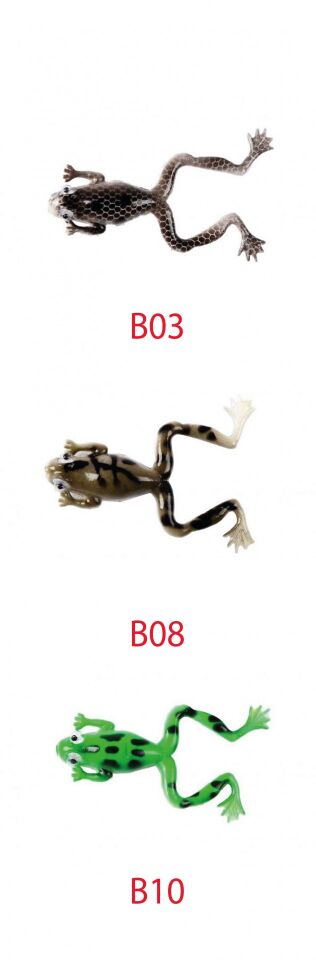 Mutant 3599 Killer Frog 6cm 3lü Silikon Kurbağa Suni Yem