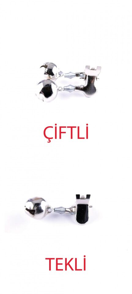 Captain Olta Zili Metal Kıskaçlı 18mm Kamış Zili Tekli