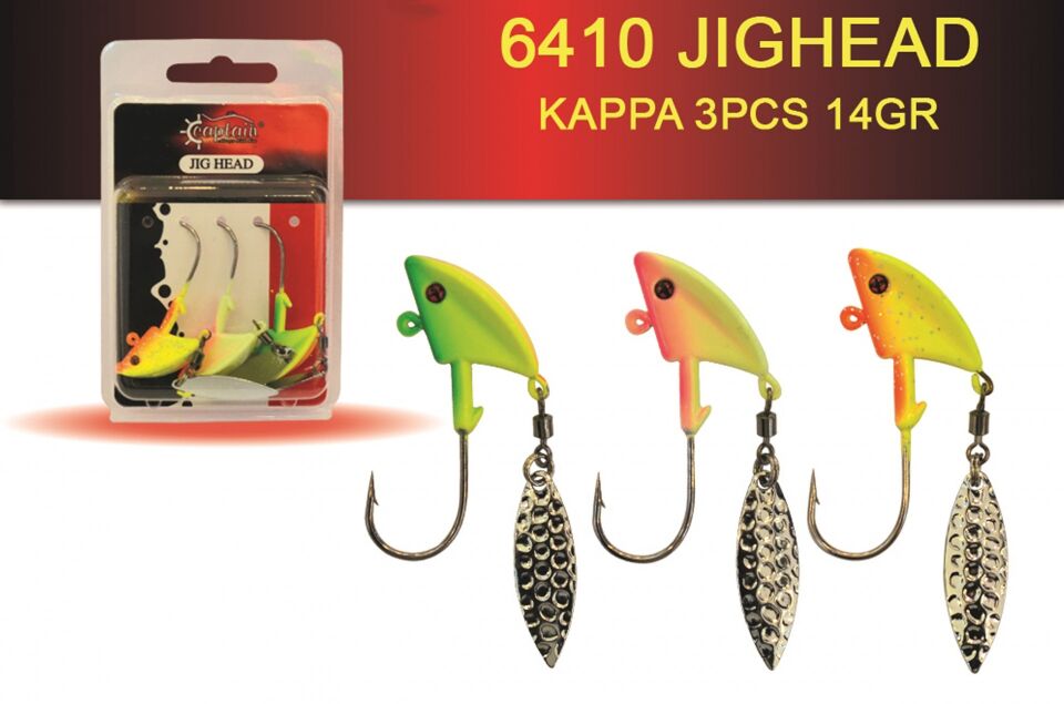 Captain Jig Head Kappa 4lü Mix Set Kaşıklı Jig Head