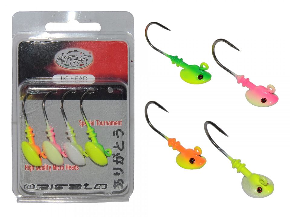 Mutant 6411 Jig Head Rigato Stunner 4lü Mix Set