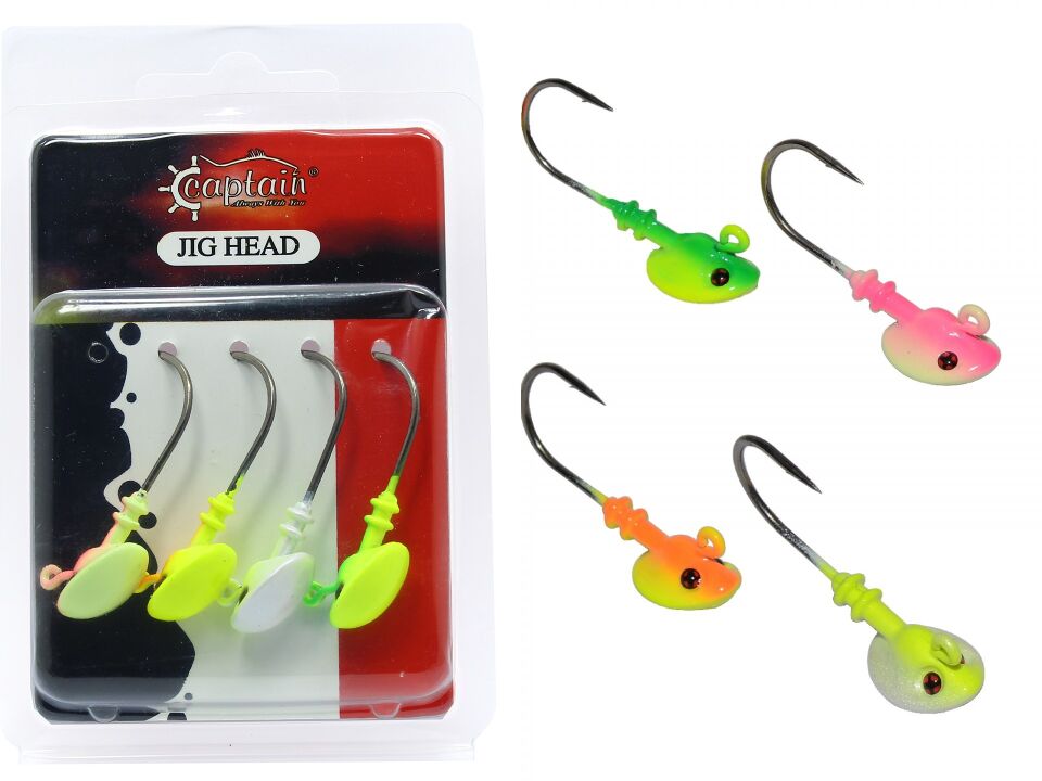 Mutant 6411 Jig Head Rigato Stunner 4lü Mix Set