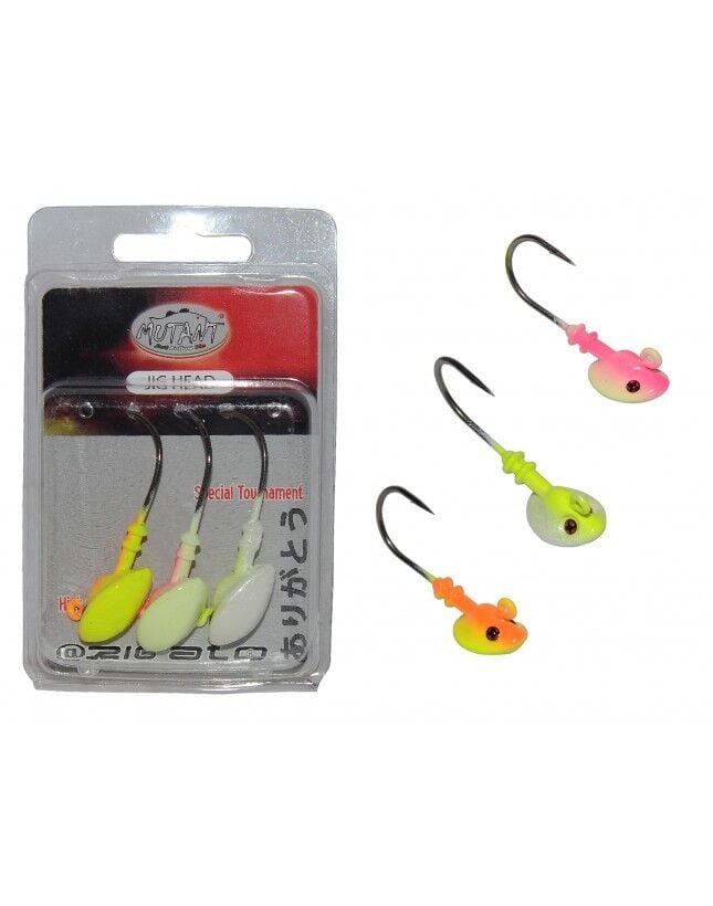 Mutant 6411 Jig Head Rigato Stunner 3lü Mix Set