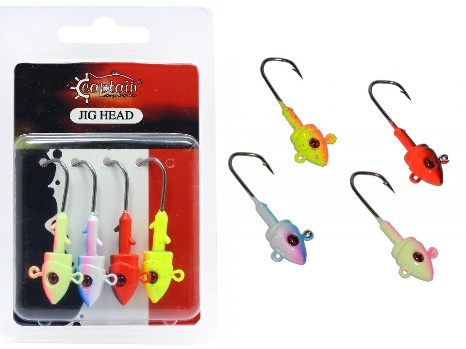 Mutant 6412 Jig Head Rigato Body 4lü Mix Set Çift Yönlü Jig Head