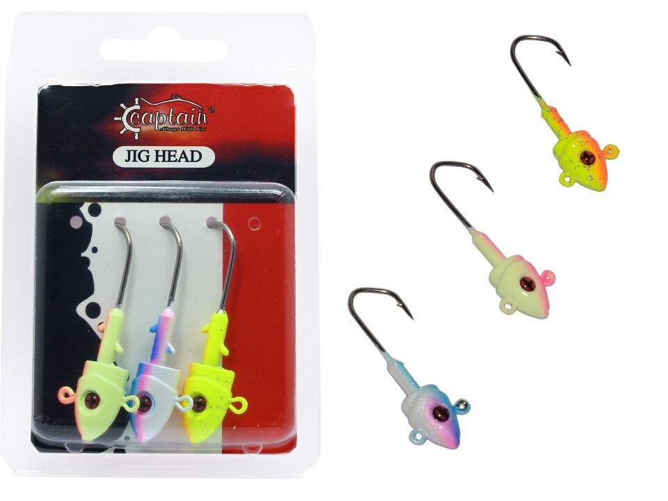 Mutant 6412 Jig Head Rigato Body 3lü Mix Set Çift Yönlü Jig Head