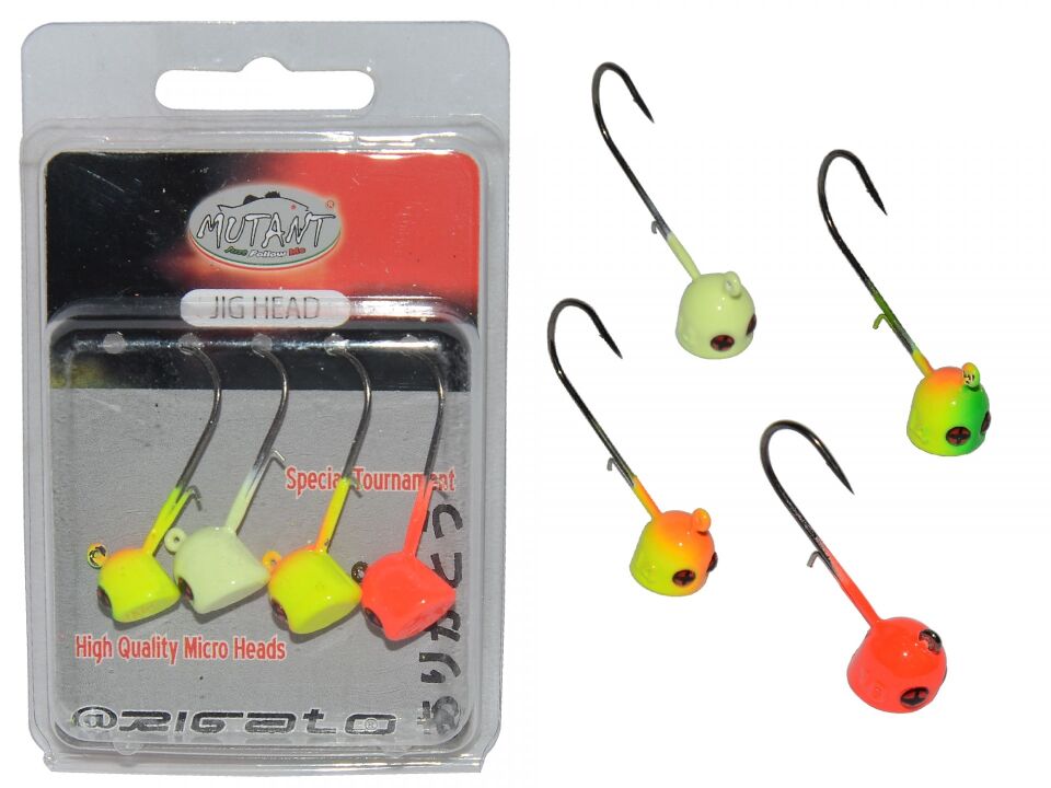 Mutant 6413 Jig Head Rigato Moite 4lü Mix Set Tırnaklı Jig Head